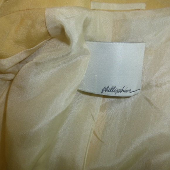 PHILIP LIM 3.1 blazer classic yellow double breasted S - Picture 10 of 10